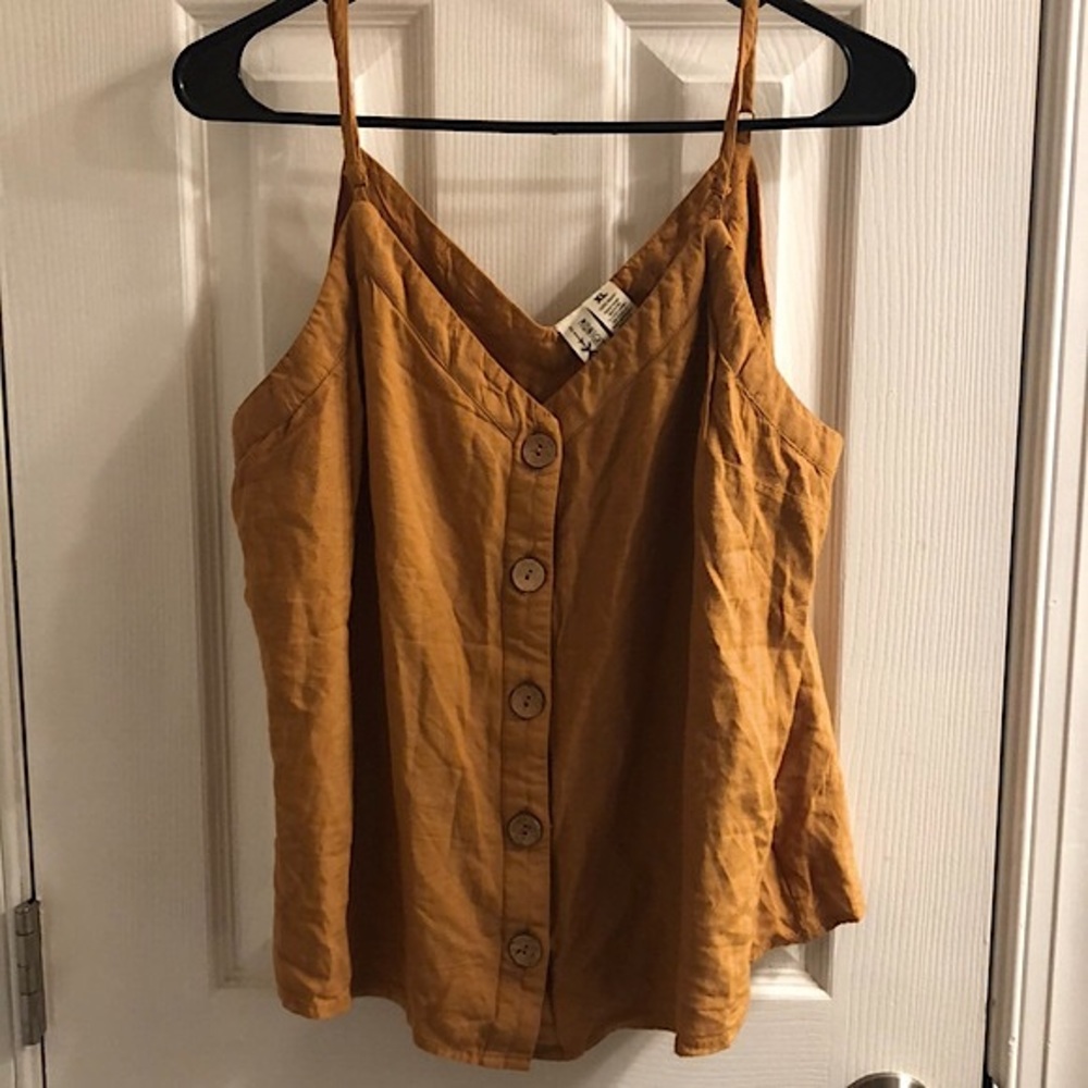 Mustard yellow top